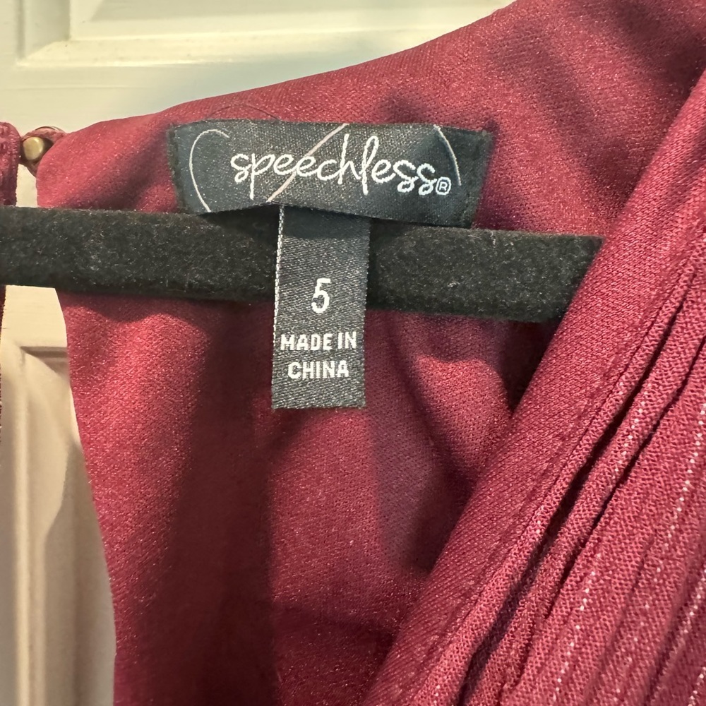 Maroon wrap dress - Picture 4 of 7